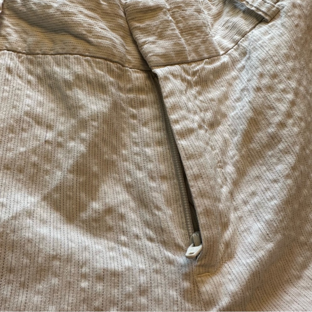Retro Banana Republic Size 6 Martin white and Blue Striped Linen Pant Wide Leg - Picture 4 of 13